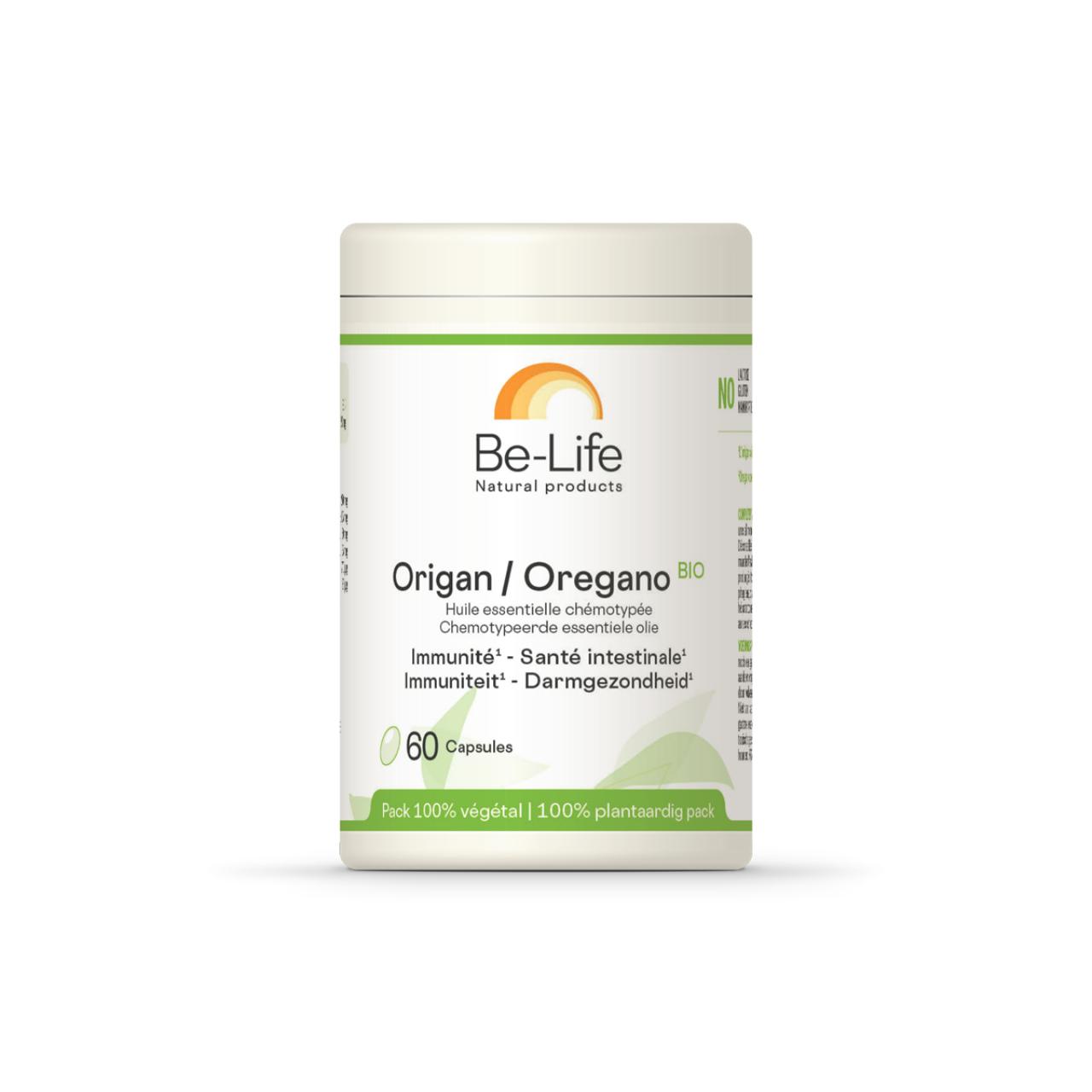 Origan Bio 60 capsules Be-Life - Achat Be-Life